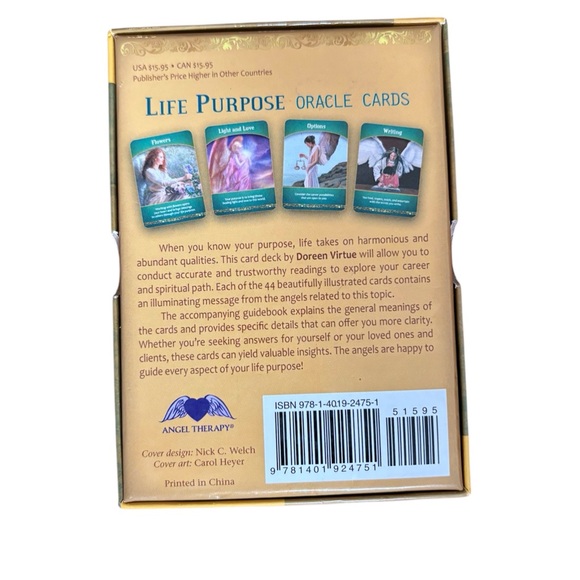 Life Purpose Oracle Cards and Guidebook - Doreen Virtue - OOP - Picture 5 of 7